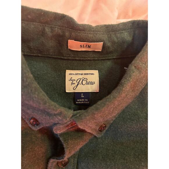J Crew 100% cotton  slim large button up with elbow patches - Picture 5 of 5